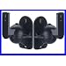 Lautsprecher Wandhalter Paar (2 St�ck) schwarz LSB1 Halterungsprofi