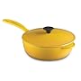 Le Creuset Enameled Cast-Iron 2-1/4-Quart Saucier Pan, Dijon