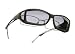 Cocoons Wide Line Med Large - Soft Touch Black Frames
