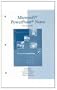 Microsoft PowerPoint Notes t/a Financial Accounting