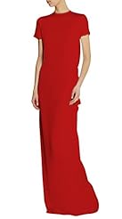 Jeweled Short Sleeves Floor Length Evening Dress  with a Brush/Sweep Train 
