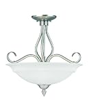 IMAGE OF Savoy House KP-SS-111-3-69 Pewter Polar Tuscan Semi-Flush Ceiling Fixture from the Polar Collection