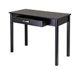 Liso Writing Desk With Drawer  Espresso