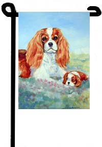 Cavalier King Charles Spaniel - Garden Flags