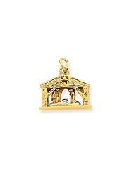 14 Karat Gold Nativity Charm