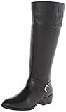 Lauren Ralph Lauren Women's Maritza Wide Calf Riding Boot, Black, 5.5 B US