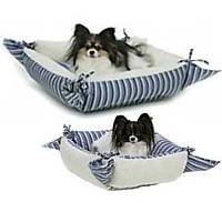 *NAVY STRIPE REV BED 6
