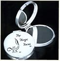 Magic Focus Compact 5X and 1X Mirror in White Case