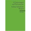 Erl�uterungen und Dokumente zu Arthur Schnitzler: Reigen