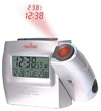 Product details for NEW Atomic LED Time and Temp. Projection Alarm Clock