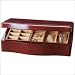 Kitchen & Housewares : Maple Wave 3.25" High Jewelry Box in Brown Stain