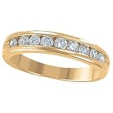 .33Ct Round Diamond Anniversary Ring