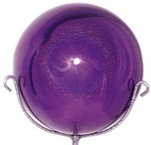 Gazing Globe, VCS 12 inch Stainless Steel Stardust Purple