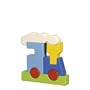 Blue Orange Puzzle Up Train Building Game Puzzle