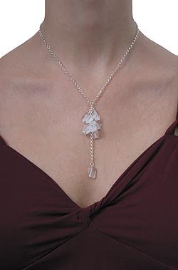 Click here to buy Quartz Crystal Necklace.