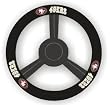 San Francisco 49ers Leather Steering Wheel Cover - Football Sports Merchandise