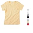 Anvil Knitwear - Ladies' Ringspun Ribbed V - neck T - shirt (1452)