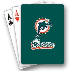 NFL Miami Dolphins Playing Cards