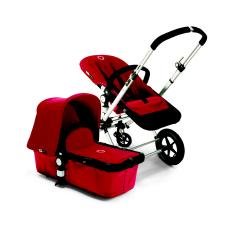 Buy Bugaboo 2011 Cameleon Stroller - Red Base/Red Canvas Tailored Fabric Set Best Price.