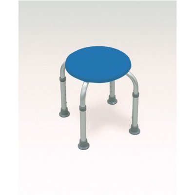 Bath Stool - Round Blue