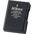 Nikon EN-EL14 Rechargeable Li-Ion Battery for Nikon D3100 DSLR, D5100 DSLR, and P7000 Digital