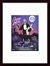 Crazy Moon, Art Poster with Wood Frame, poster size: 11