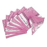 12 Pink Ribbon Breast Cancer Awareness Bandanas