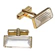 LALIQUE Crystal Prisme Cufflinks