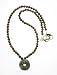 Unakite Present Necklace w/ Ancient Chinese Coins, 21 1/2