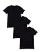 DAVID ARCHY Men's 3 Pack Cotton Slim Fit V-Neck Undershirts T-Shirts