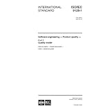 ISO/IEC 9126-1:2001, Software engineering -- Product quality -- Part 1: Quality model