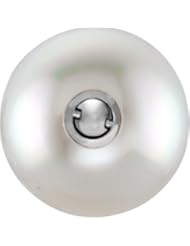 Jewelplus South Sea Cultured Pearl Swap 18K White 11.00Mm Fine Oval