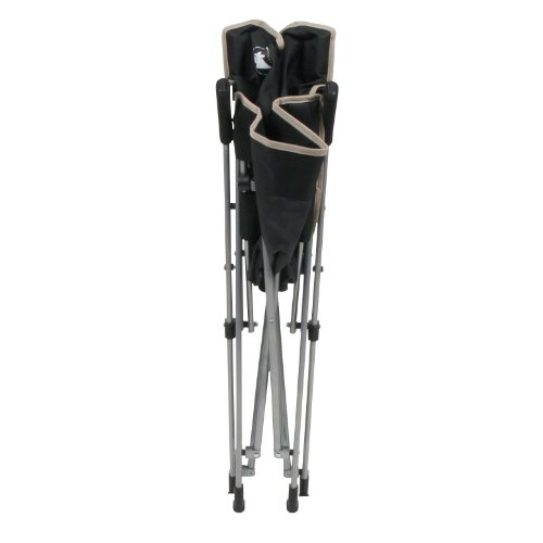 10T slimBOY Fauteuil de camping Noir 62 x 72 x 104 cm