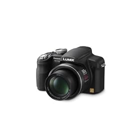 HP Panasonic Lumix DMC-FZ28K 10MP Digital Camera with 18x Wide Angle MEGA Optical Image Stabilized Zoom (Black) 