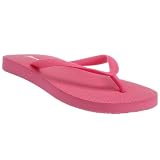 DUNLOP Women's PLAIN PVC TOE POST  FUCHSIA LP3225 4 UK Regular
