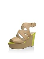 Clarks Sandalias de cuña (Blanco)