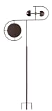 Sunset Vista Designs Hemi Spheres Moon Spinner, 55-Inch Tall