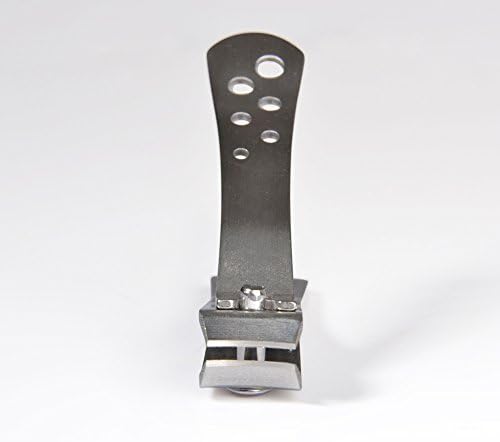 Voyeah Large Stainless Steel Nail Clipper with Nail File 3.3 inch Long Super Sharp for Fingernails or Toenails