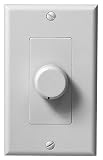 M&S Systems Stereo Volume Control with Decora Wall Plate (White)