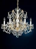 Schonbek 1592-20L Madison 6 Light Single Tier Chandelier in Polished Gold with Clear Legacy crystal