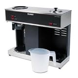 Bunn PourOMatic Three Burner Coffee Brewer Black/Stainless Steel