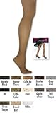 3-Pack Hanes Silk Reflections Silky Sheer Non-Control Top SF Hosiery 00715, Jet, CD