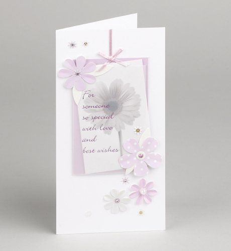 Trace Layers Daisy Card