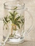 Tropix Etched 2 Tone Palm Frosty Mug