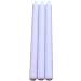 3x Lilac Dinner Candles