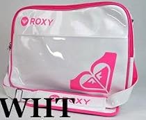 ROXYロキシー エナメルショルダーバッグ ホワイト9BBG251 STADIUM L/バックROXY小物