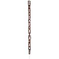 Rustic Square-Link Rain Chain - Polished Copper