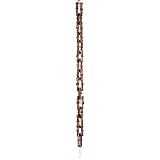 Rustic Square-Link Rain Chain- Polished Copper