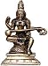ShalinCraft Religious Statues of Hindu Goddess Saraswati in Brass 3.5" x 2.5" x 5.5" (mst206)