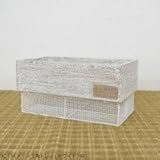 azi-azi ガーデン雑貨 メッシュトレイ/角/ホワイト/M RC-114